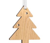 Деревянная подвеска Christmate, елочка арт.20225.01