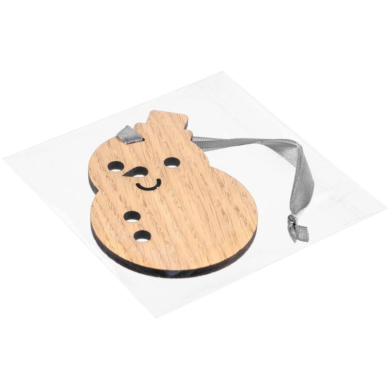 Деревянная подвеска Christmate, снеговик арт.20225.02