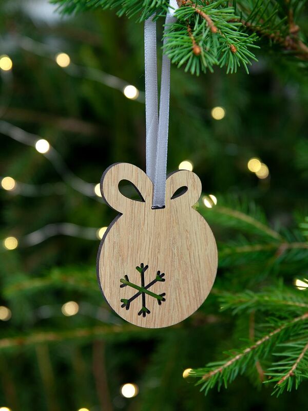 Деревянная подвеска Christmate, шар арт.20225.04