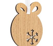 Деревянная подвеска Christmate, шар арт.20225.04