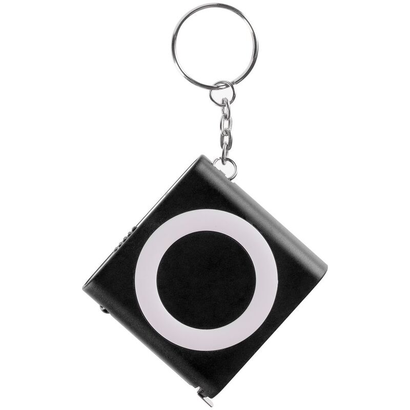 Брелок-фонарик с рулеткой Rule Tool, черный арт.16383.30