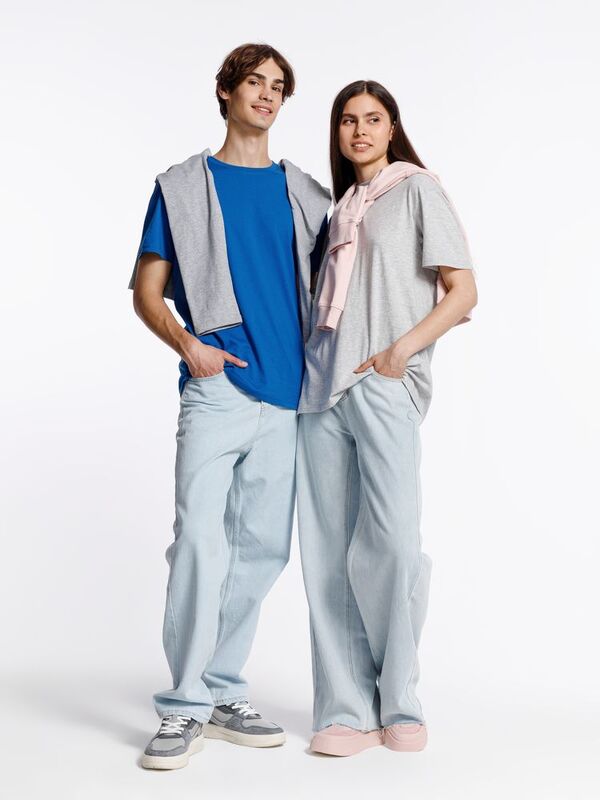 Футболка унисекс Streetwise, серый меланж арт.16410.11