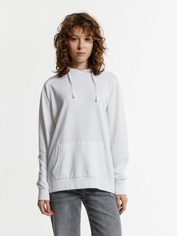 Худи унисекс Westray, белое арт.16411.60