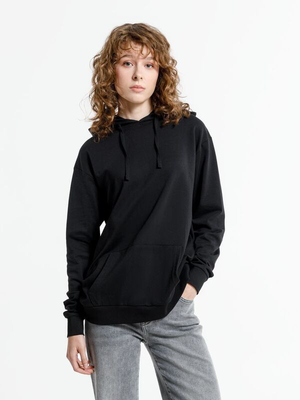 Худи унисекс Westray, черное арт.16411.30