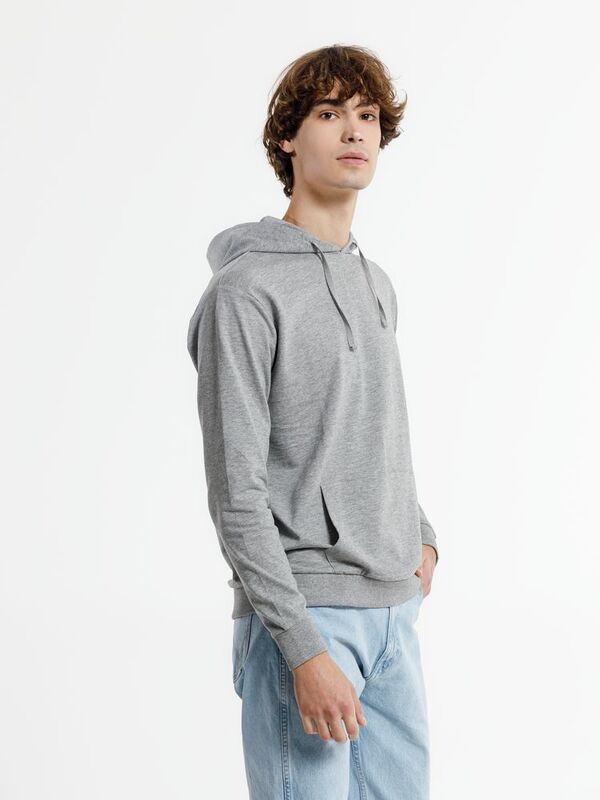Худи унисекс Westray, серый меланж арт.16411.11