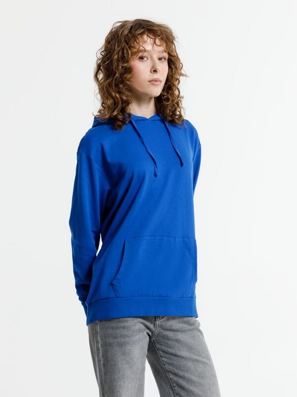 Худи унисекс Westray, синее арт.16411.44