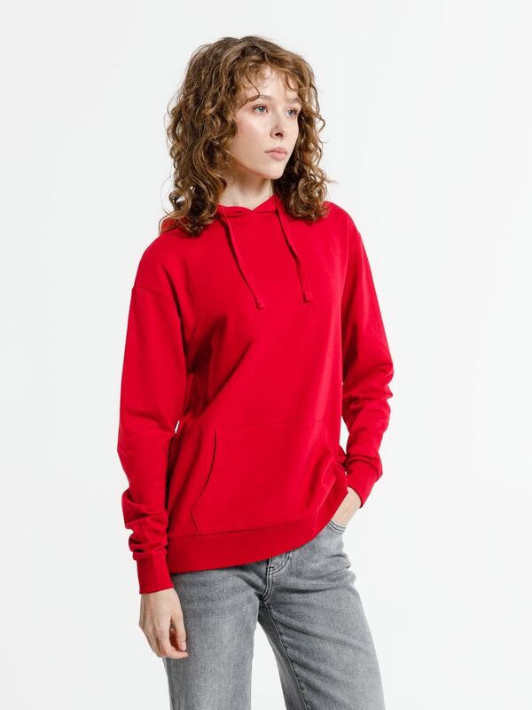 Худи унисекс Westray, красное арт.16411.50