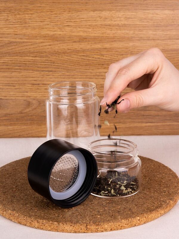 Бутылка для заваривания Cultivar, черная арт.16238.30