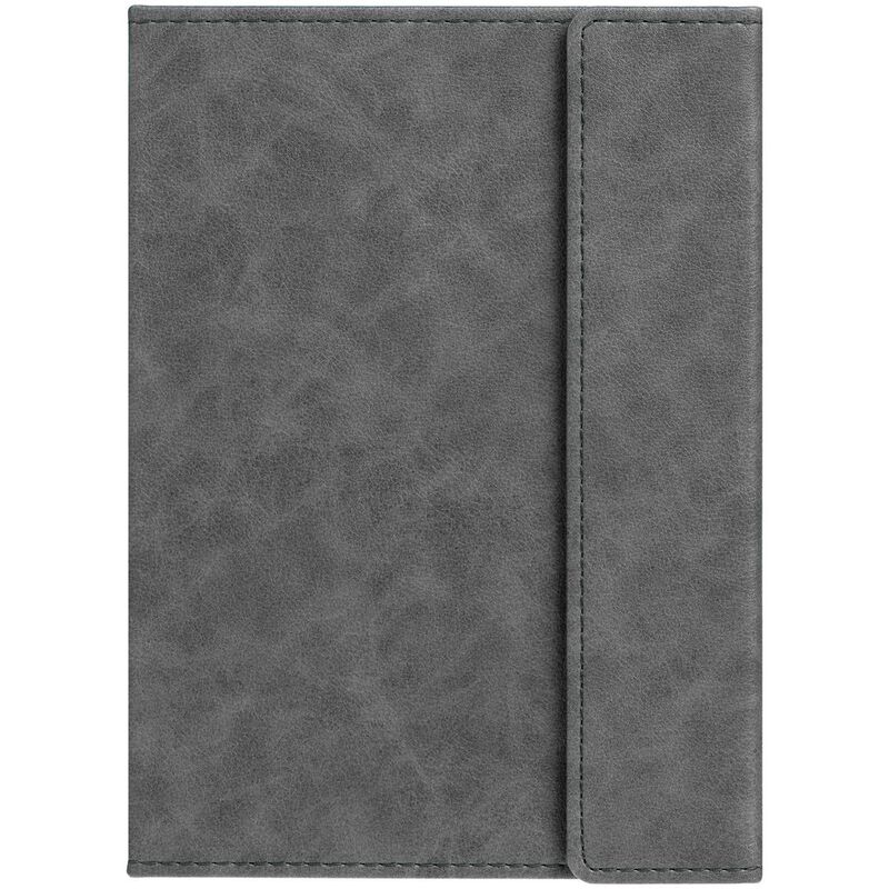 Ежедневник Flap на заказ, недатированный, серый арт.16684.10
