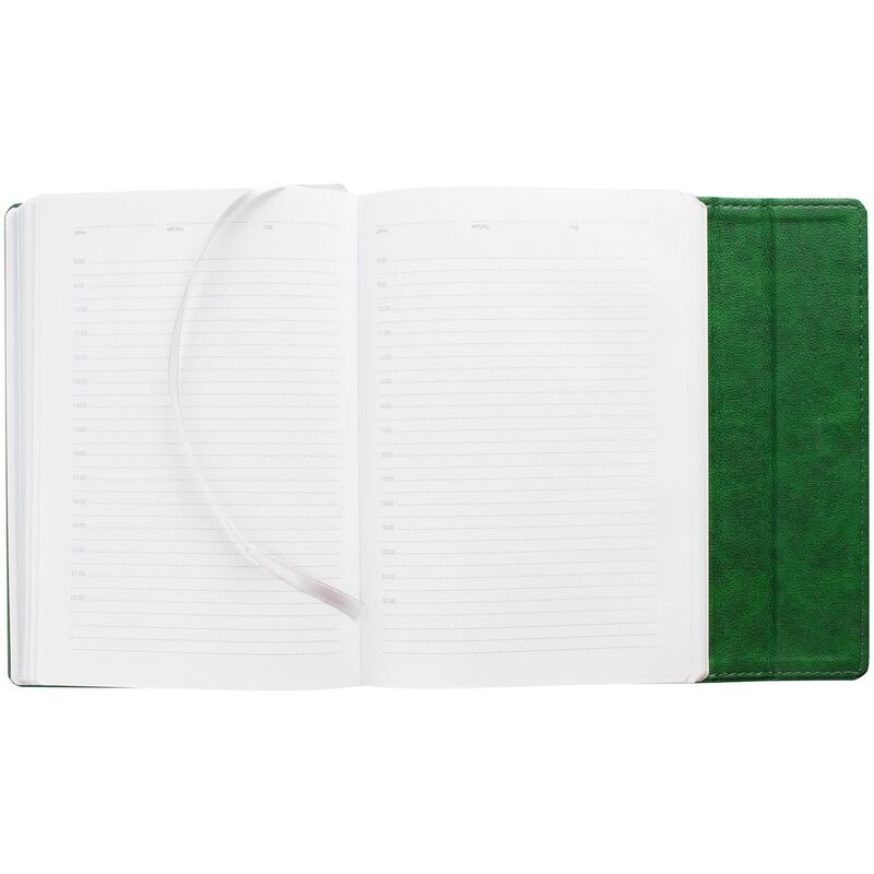 Ежедневник Flap на заказ, недатированный, зеленый арт.16684.99