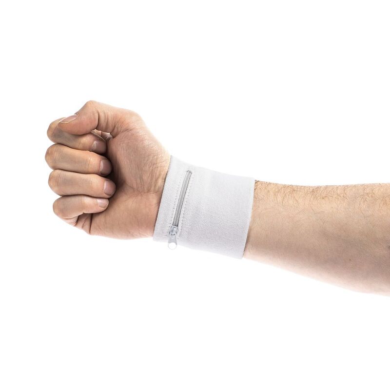 Напульсник с карманом Fiksu, белый арт.16384.60