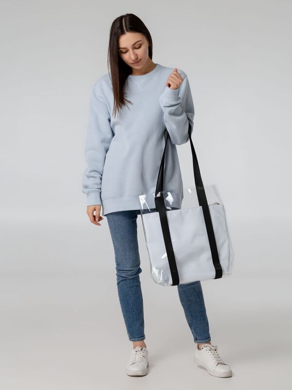 Шопер Clarity с красным органайзером, прозрачный арт.14023.50