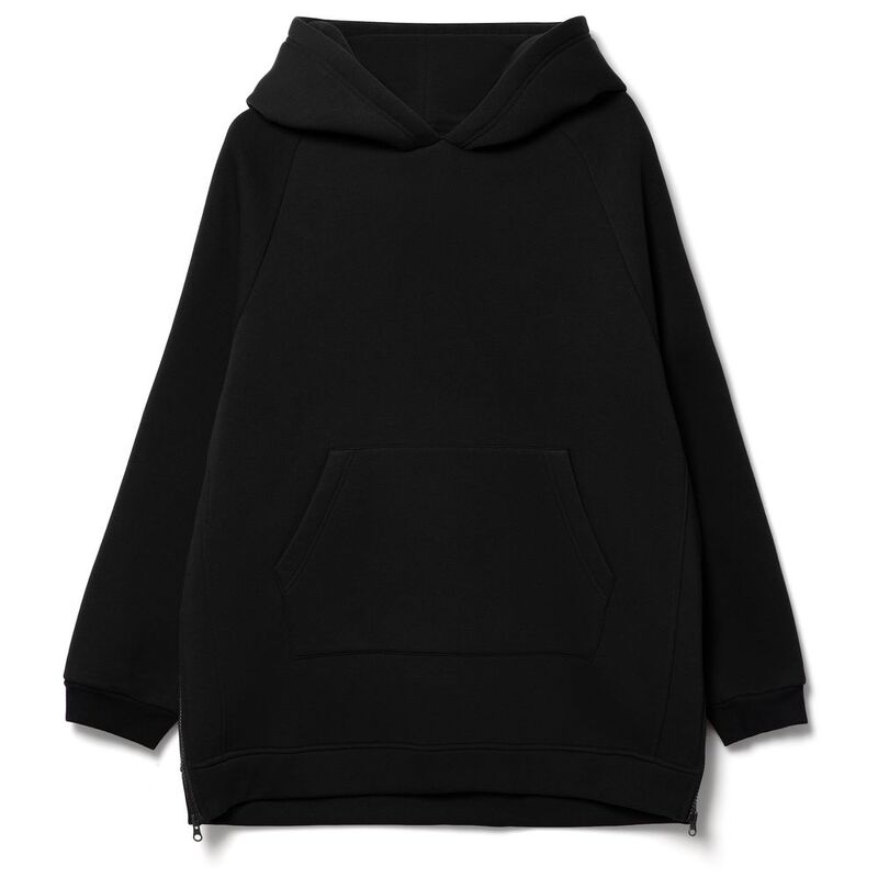 Худи унисекс оверсайз Easy Street, черное арт.19155.30