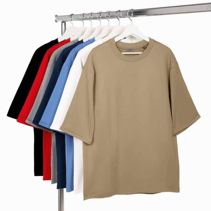 Футболка оверсайз унисекс Kosmos 2.0, красная арт.14610.50