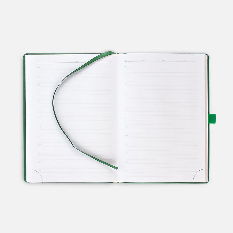 Ежедневник Favor Gold, недатированный, ярко-зеленый арт.17945.99