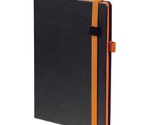 Ежедневник Ton Black, недатированный, черный с оранжевым арт.19195.32