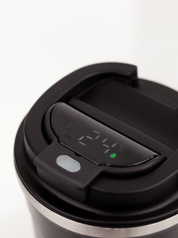 Смарт-стакан с заменяемой батареей tellMug, ver.2, черный арт.16325.30