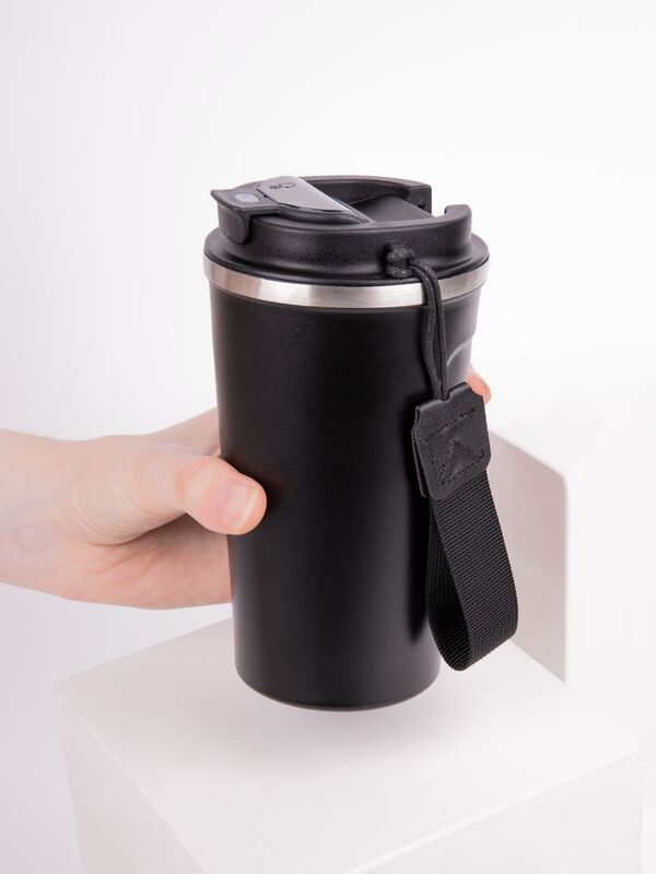 Смарт-стакан с заменяемой батареей tellMug, ver.2, черный арт.16325.30