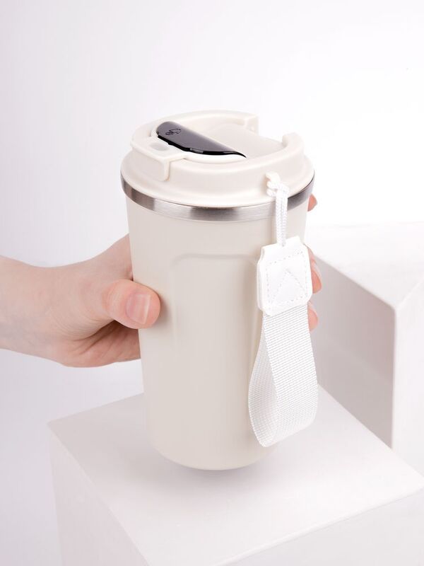 Смарт-стакан с заменяемой батареей tellMug, ver.2, молочно-белый арт.16325.60