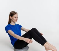 Массажная балансировочная подушка Balansa, серая арт.16327.10