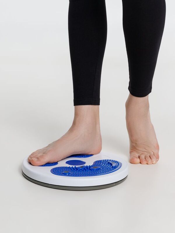 Диск здоровья вращающийся SpinTeam, белый с синим арт.16328.64