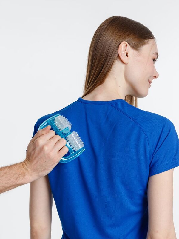 Роликовый ручной массажер Bodyrolla, синий арт.16331.40