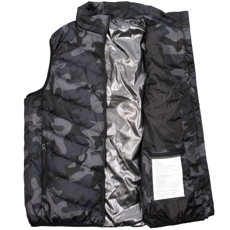 Жилет с подогревом Thermalli Valmorel, серый камуфляж арт.16333.11