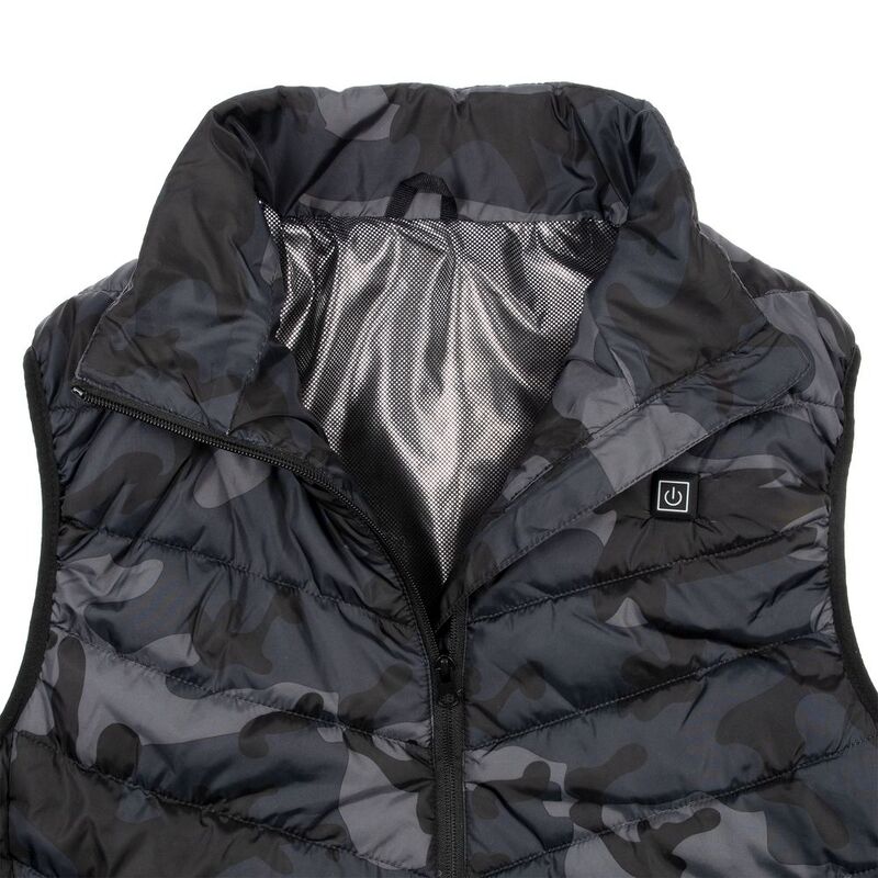 Жилет с подогревом Thermalli Valmorel, серый камуфляж арт.16333.11