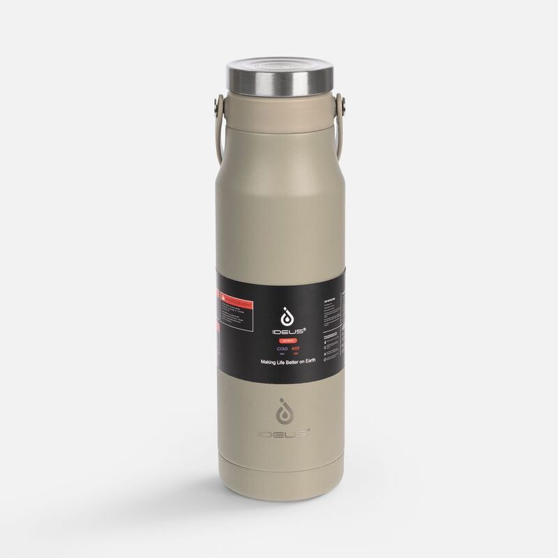 Термобутылка Tateyama, серо-бежевая арт.16414.10