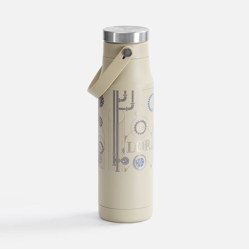 Термобутылка Tateyama, серо-бежевая арт.16414.10