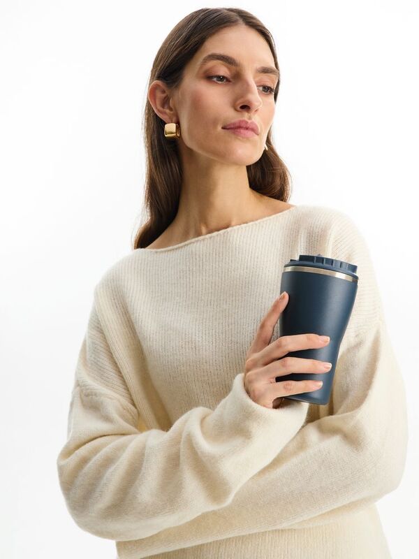 Термостакан Sapporo М, темно-синий арт.16413.43