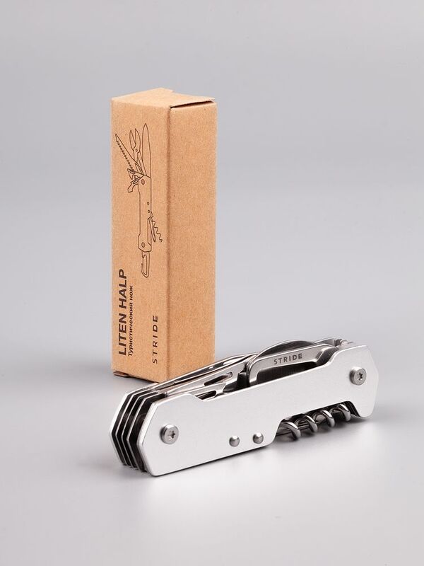 Туристический нож Liten Halp, серебристый арт.17741.10