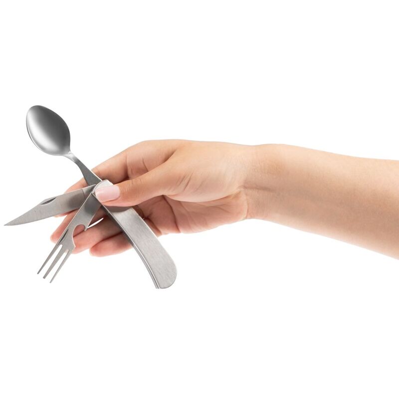 Походный складной столовый прибор Campsite Fold, стальной арт.17743.10