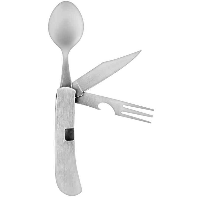 Походный складной столовый прибор Campsite Fold, стальной арт.17743.10