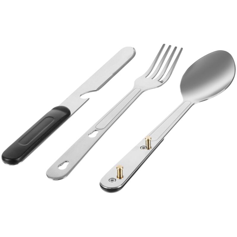 Набор походных столовых приборов Campsite, черный арт.17744.30