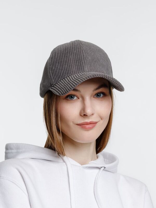 Бейсболка Soft Core, серая арт.16934.10