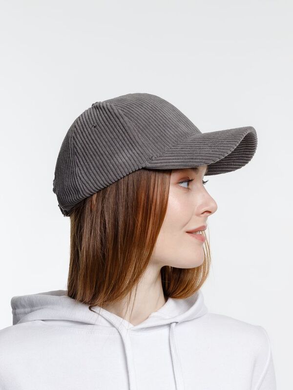 Бейсболка Soft Core, серая арт.16934.10