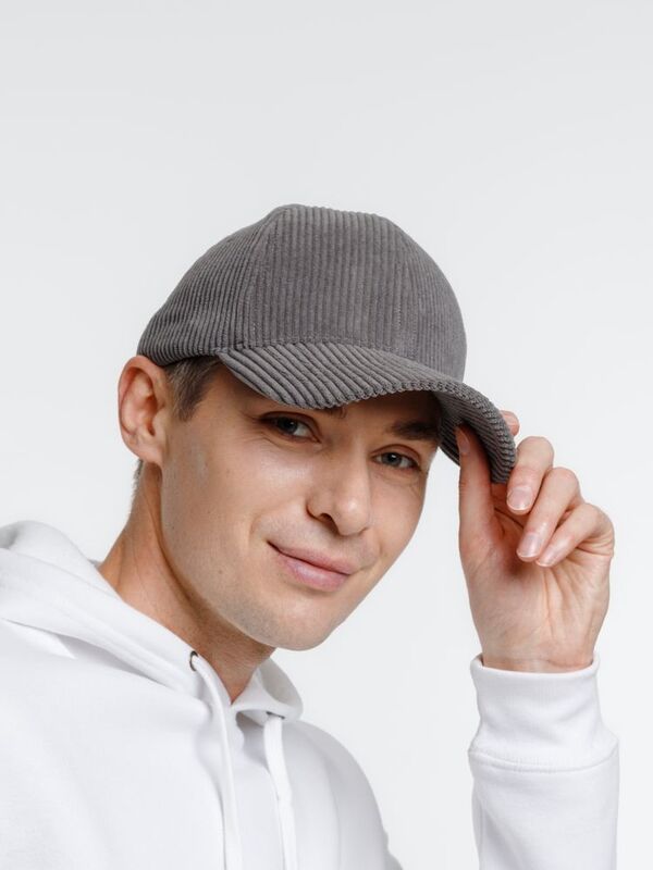 Бейсболка Soft Core, серая арт.16934.10