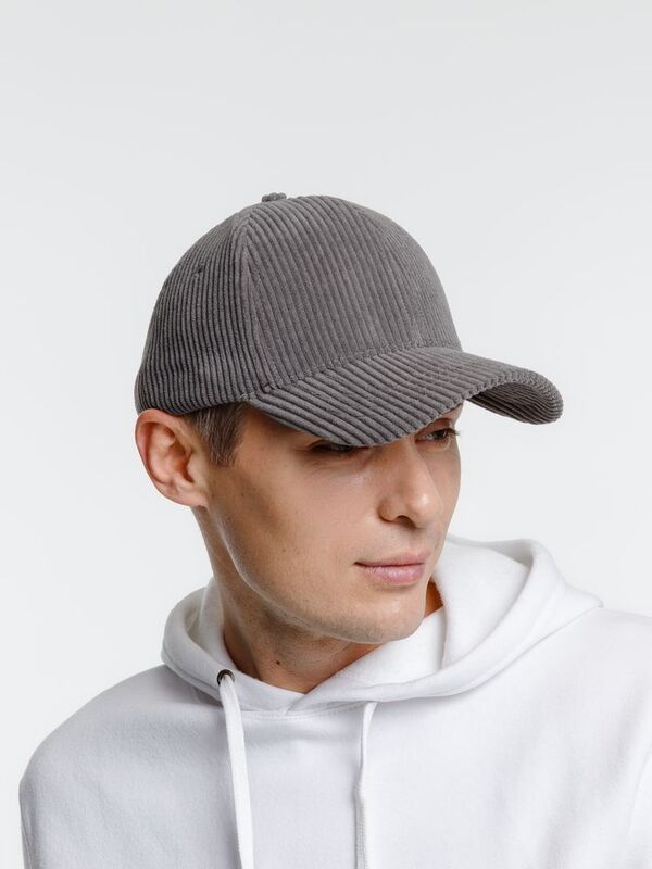 Бейсболка Soft Core, серая арт.16934.10