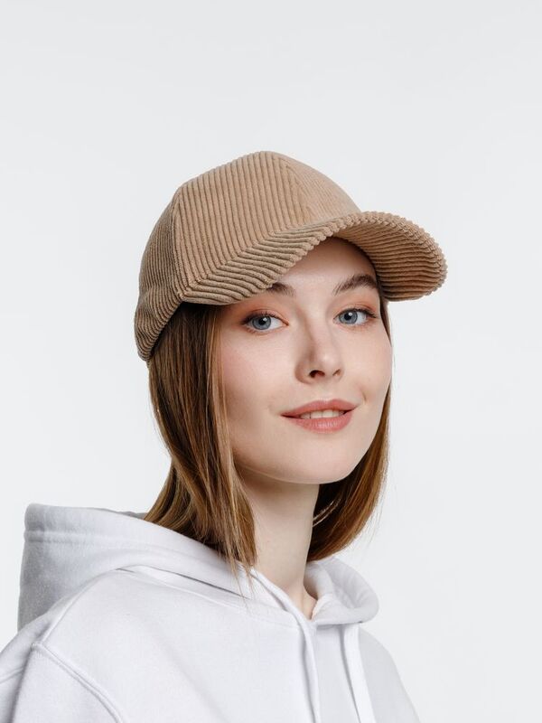 Бейсболка Soft Core, бежевая арт.16934.11