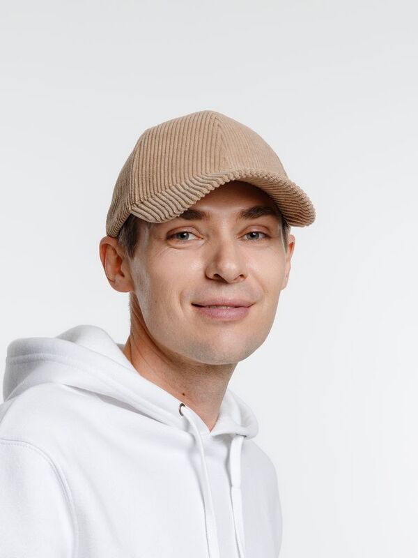 Бейсболка Soft Core, бежевая арт.16934.11