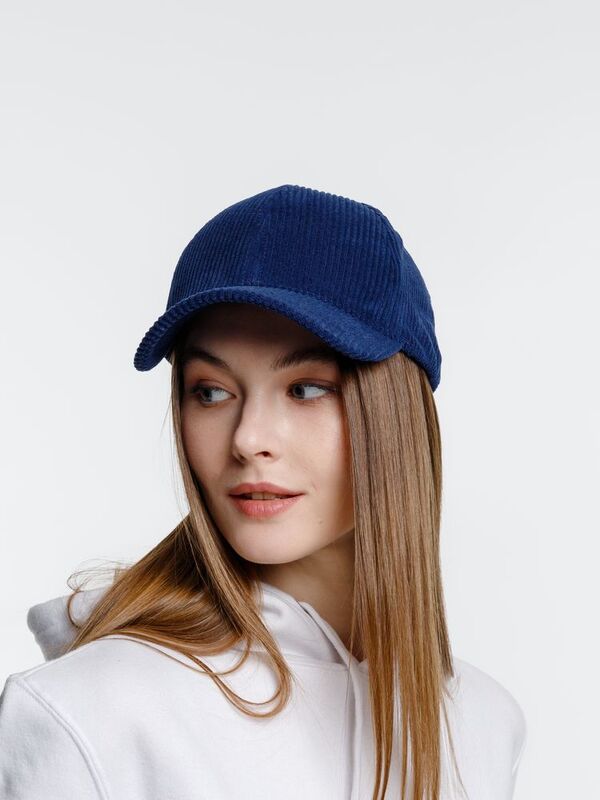 Бейсболка Soft Core, темно-синяя арт.16934.40