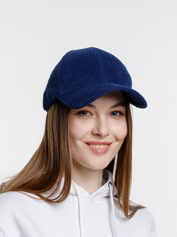 Бейсболка Soft Core, темно-синяя арт.16934.40