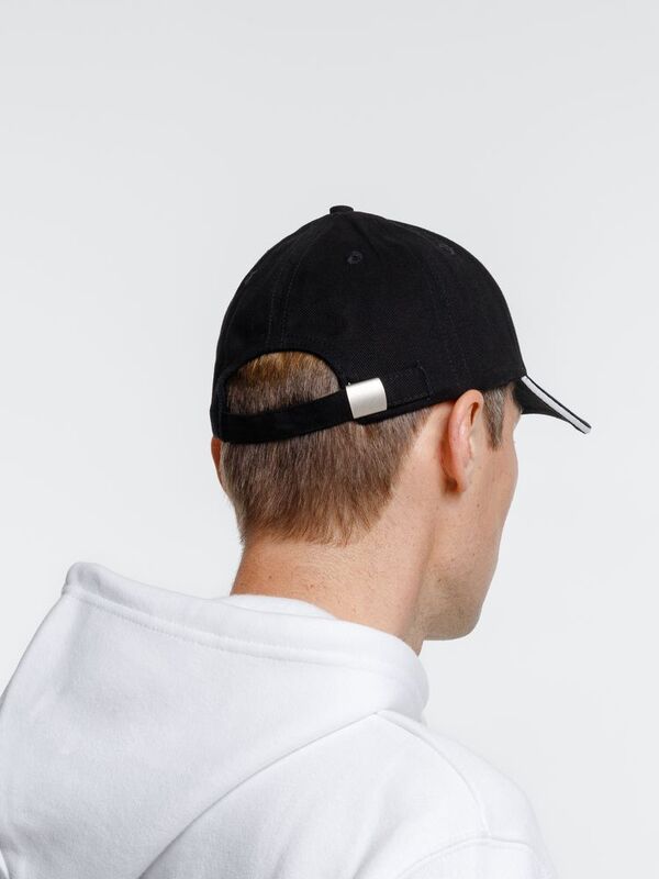 Бейсболка Spiker, черная с белым арт.16939.36