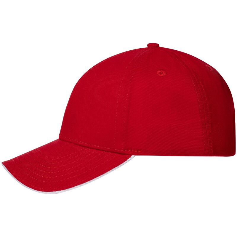Бейсболка Spiker, красная с белым арт.16939.56