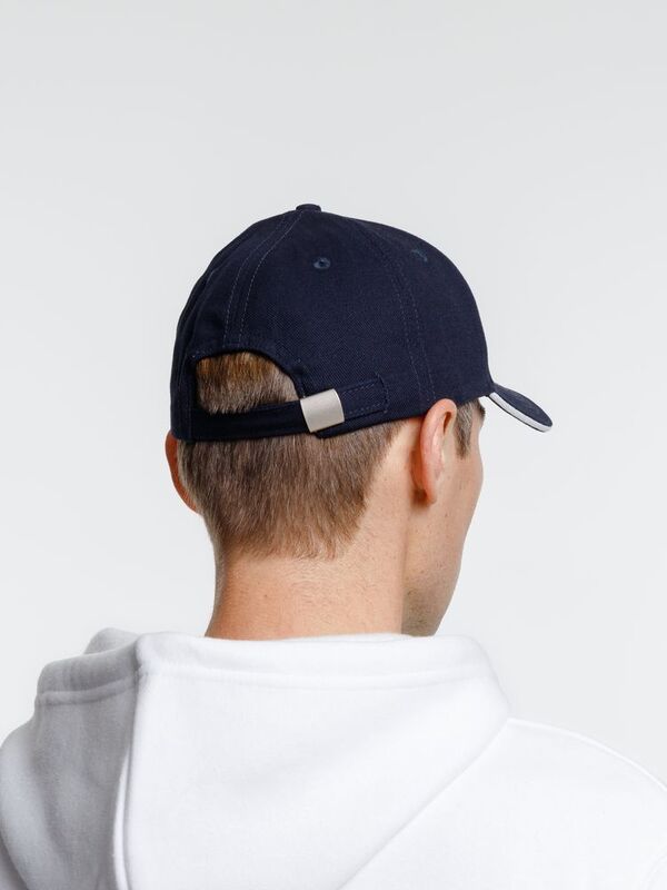 Бейсболка Spiker, темно-синяя с белым арт.16939.47