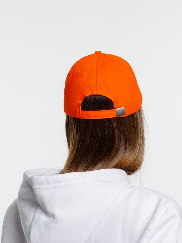 Бейсболка Spiker, оранжевая с белым арт.16939.26
