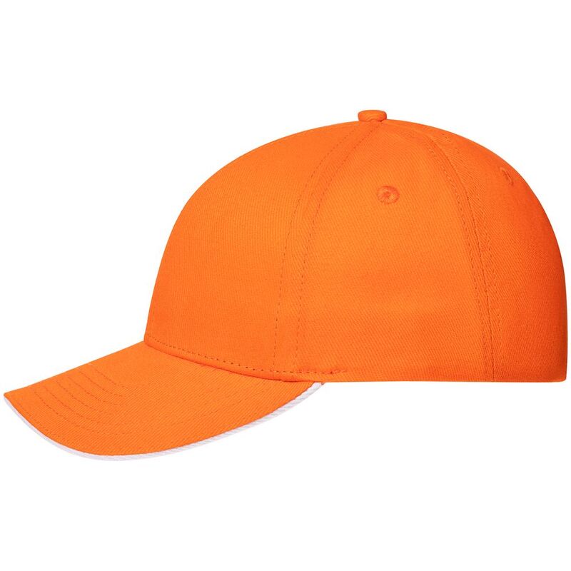 Бейсболка Spiker, оранжевая с белым арт.16939.26