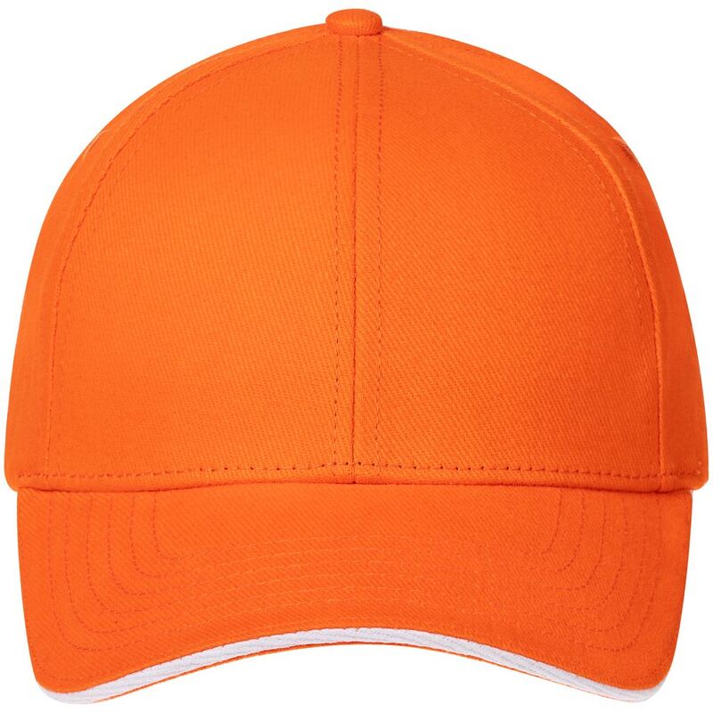 Бейсболка Spiker, оранжевая с белым арт.16939.26