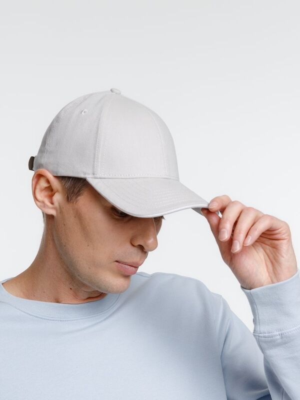 Бейсболка Spiker, серая с белым арт.16939.16